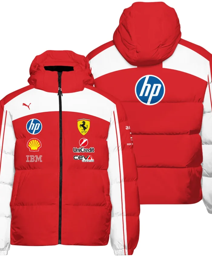 2026 Ferrari F1 Teamwear Down & Puffer Jackets BLVAFRR2226A5HCJ