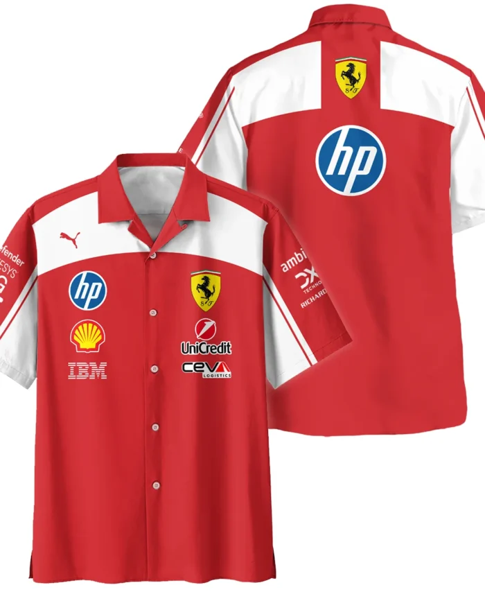2026 Ferrari F1 Teamwear Hawaiian Shirt BLVAFRR2226A5HW