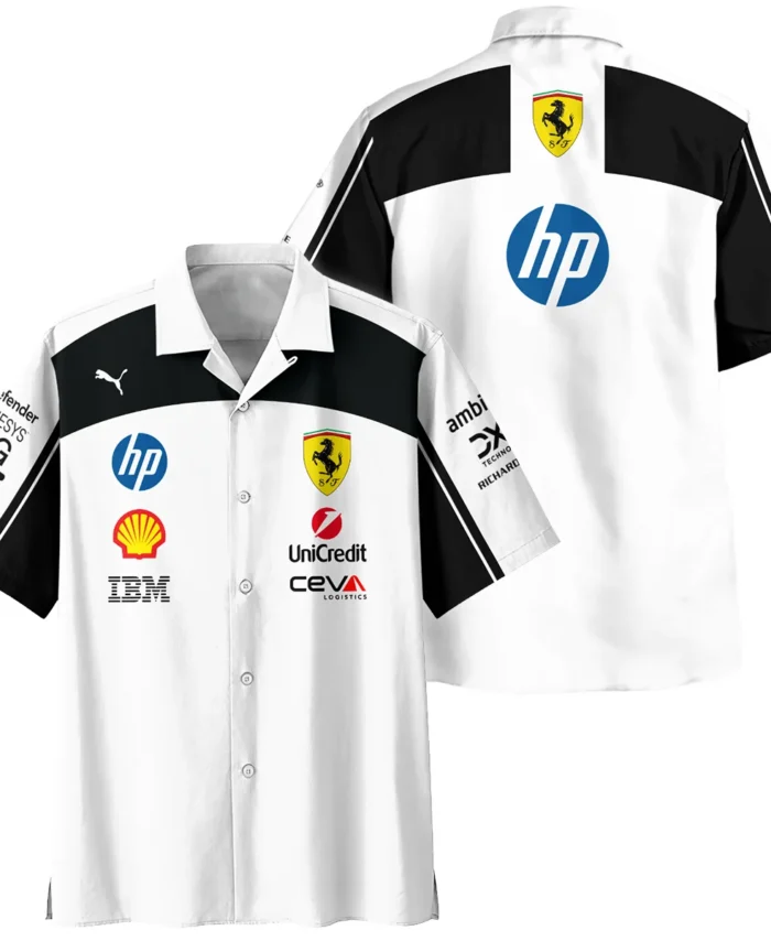 2026 Ferrari F1 Teamwear Hawaiian Shirt BLVAFRR2226A6HW