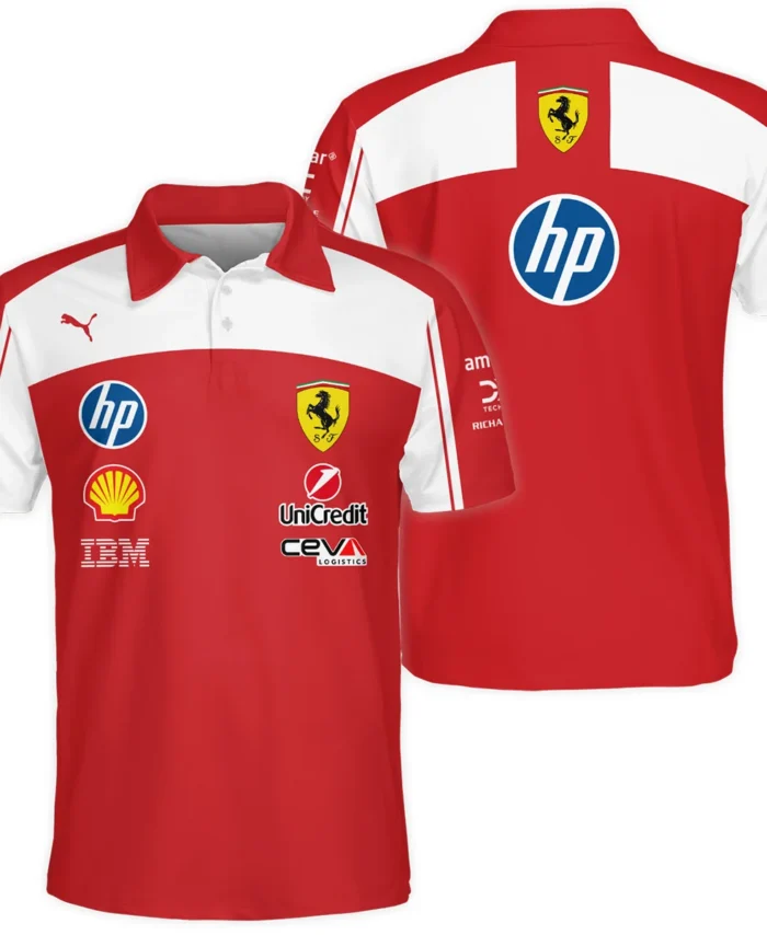 2026 Ferrari F1 Teamwear Polo Shirt BLVAFRR2226A5PL