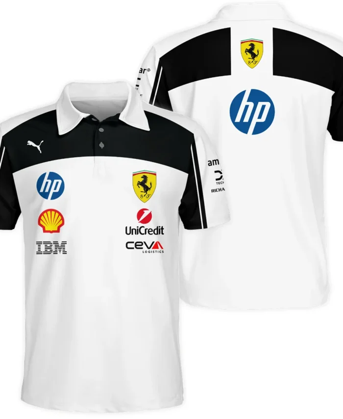 2026 Ferrari F1 Teamwear Polo Shirt BLVAFRR2226A6PL