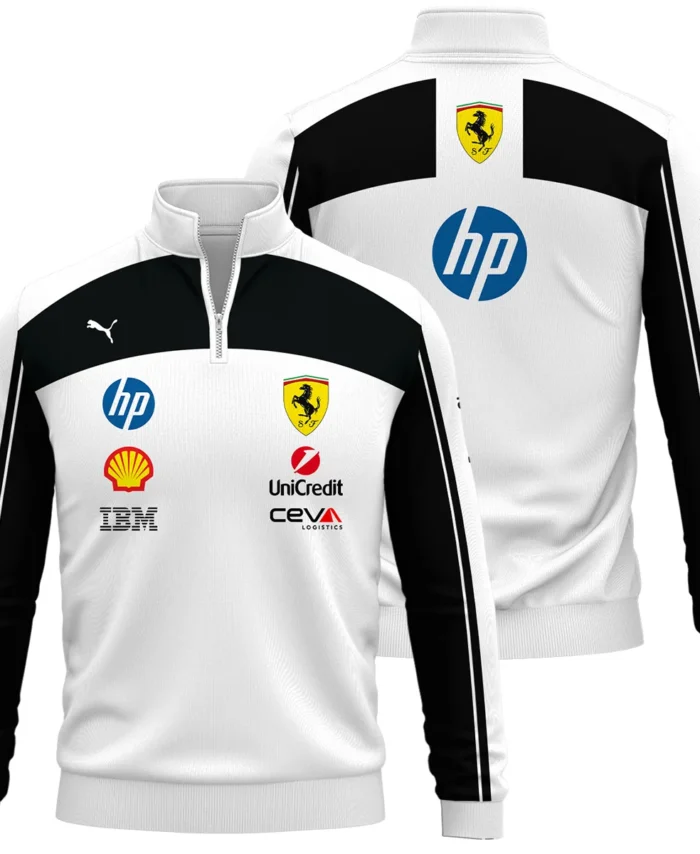 2026 Ferrari F1 Teamwear Quarter Zip Sweatshirt BLVAFRR2226A6QZS
