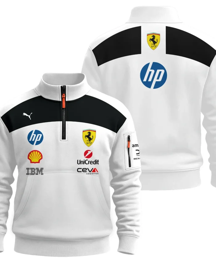 2026 Ferrari F1 Teamwear Sweatshirt Zipper BLVAFRR2226A6SHZ
