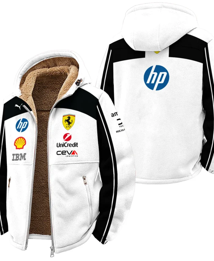 2026 Ferrari F1 Teamwear Winter Fleece Jacket BLVAFRR2226A6WFJ