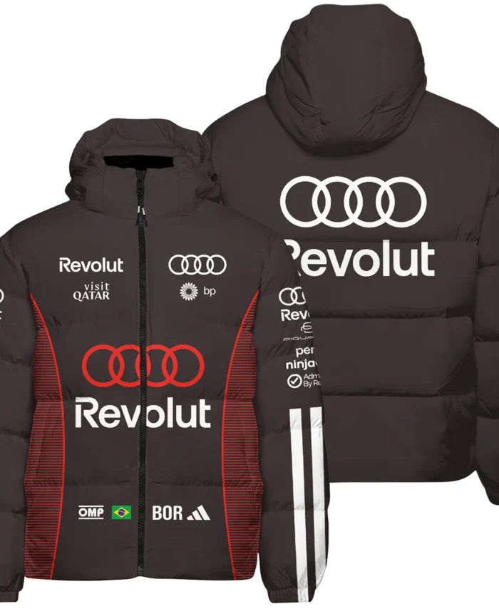 2026 Gabriel Bortoleto Audi F1 Teamwear For Fans Down & Puffer Jackets BLVAAUDI230125A02HCJ