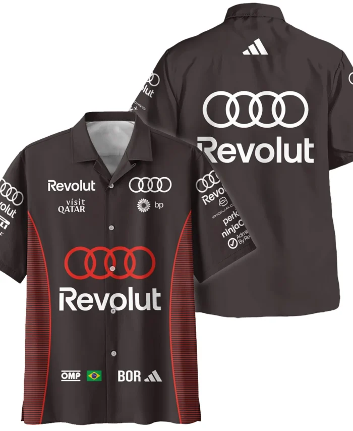 2026 Gabriel Bortoleto Audi F1 Teamwear For Fans Hawaiian Shirt BLVAAUDI230125A02HW