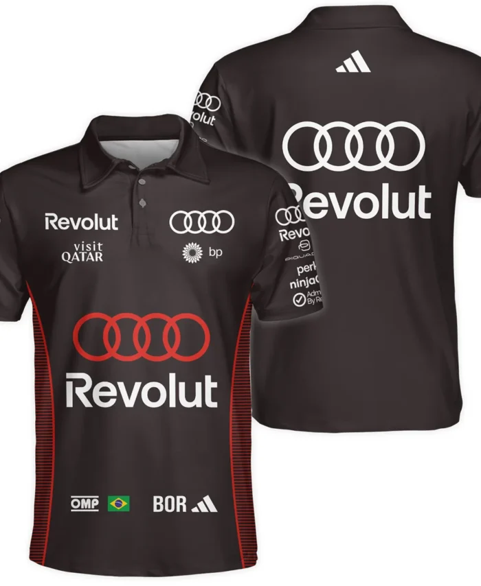 2026 Gabriel Bortoleto Audi F1 Teamwear For Fans Polo Shirt BLVAAUDI230125A02PL
