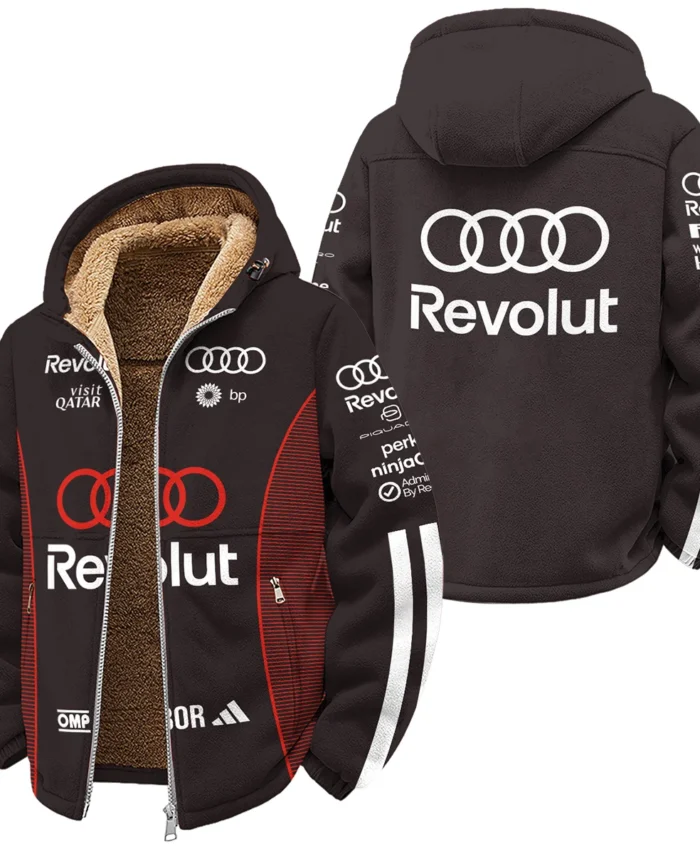 2026 Gabriel Bortoleto Audi F1 Teamwear For Fans Winter Fleece Jacket BLVAAUDI230125A02WFJ