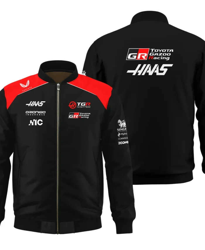 2026 Haas F1 Teamwear Bomber BLVAHAAS9226A1BB - Black