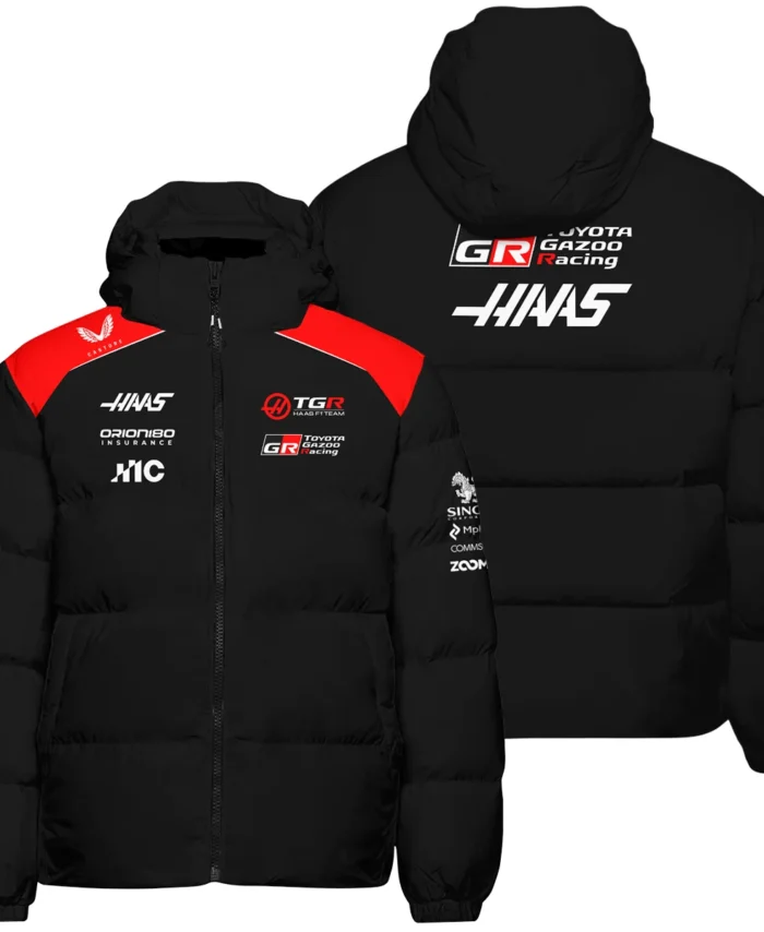 2026 Haas F1 Teamwear Down & Puffer Jackets BLVAHAAS9226A1HCJ - Black