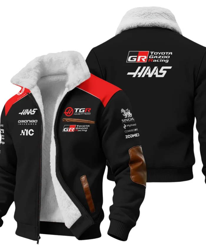 2026 Haas F1 Teamwear Fleece Jacket BLVAHAAS9226A1FJ - Black