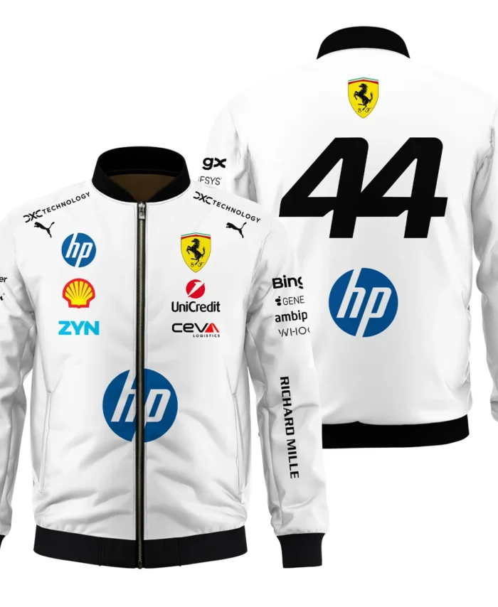 2026 Hamilton 44 Ferrari F1 Teamwear Bomber BLVAFRR2226A4BB