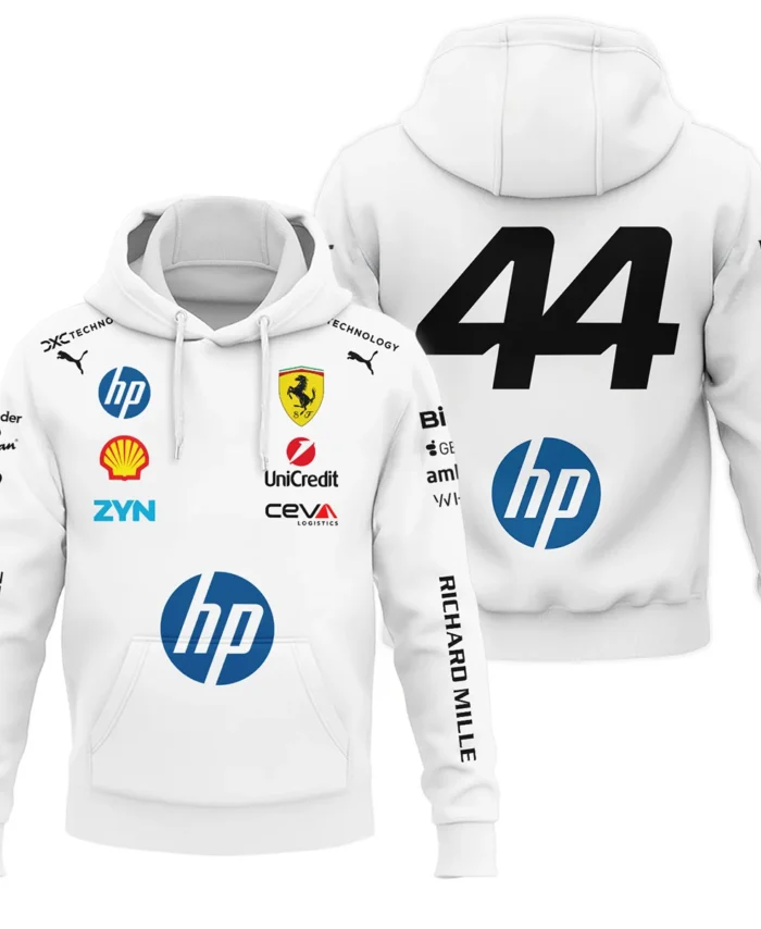 2026 Hamilton 44 Ferrari F1 Teamwear Hoodie BLVAFRR2226A4HD