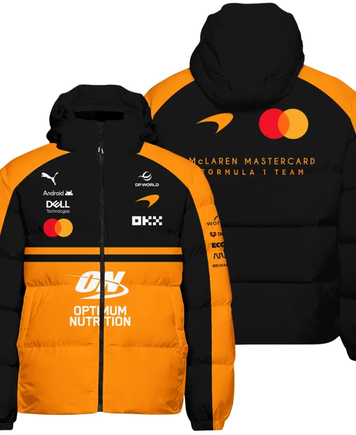 2026 McLaren F1 Teamwear For Fans Down & Puffer Jackets BLMCL25126A1HCJ - Orange