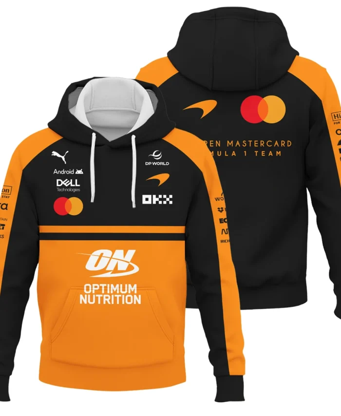 2026 McLaren F1 Teamwear For Fans Hoodie BLMCL25126A1HD - Orange