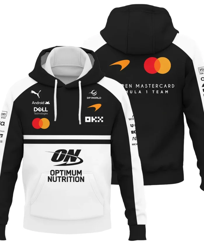 2026 McLaren F1 Teamwear For Fans Hoodie BLMCL25126A2HD - White