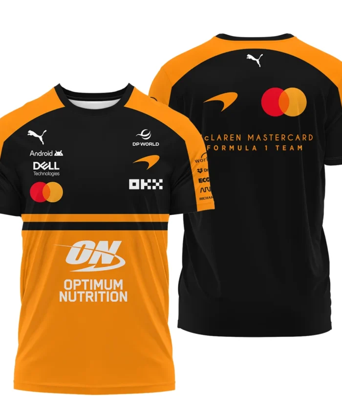 2026 McLaren F1 Teamwear For Fans T-Shirt BLMCL25126A1TS - Orange