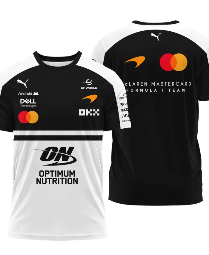 2026 McLaren F1 Teamwear For Fans T-Shirt BLMCL25126A2TS - White