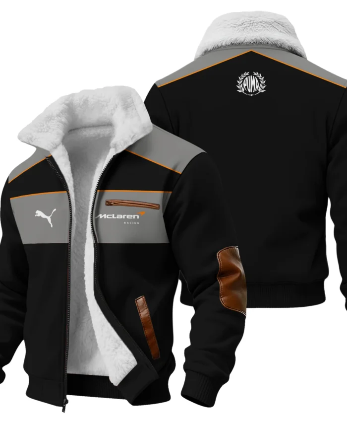 2026 McLaren x Puma F1 Teamwear For Fans Fleece Jacket BLVAMCL230125A01FJ