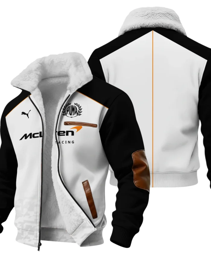 2026 McLaren x Puma F1 Teamwear For Fans Fleece Jacket BLVAMCL230125A02FJ