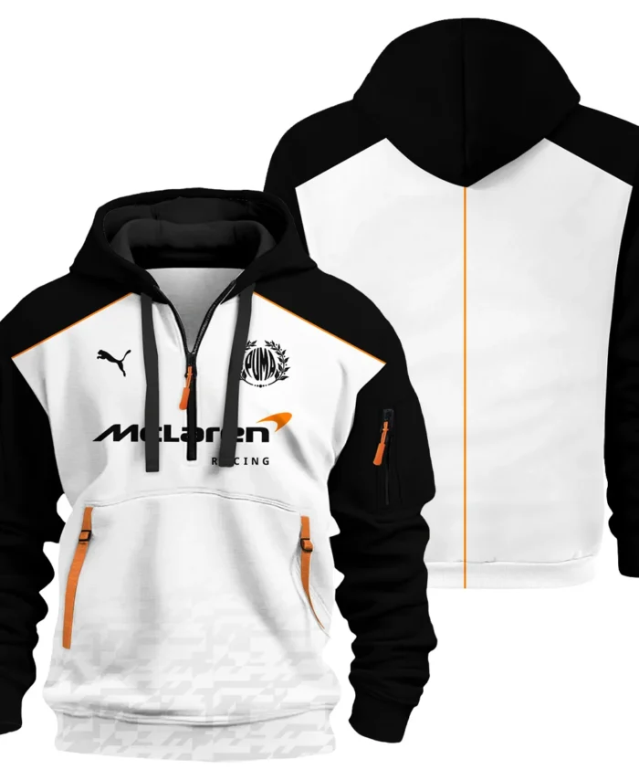 2026 McLaren x Puma F1 Teamwear For Fans Hoodie Half Zip BLVAMCL230125A02HDF