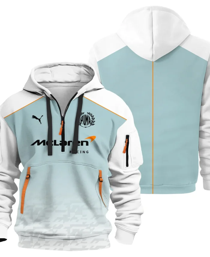 2026 McLaren x Puma F1 Teamwear For Fans Hoodie Half Zip BLVAMCL230125A03HDF