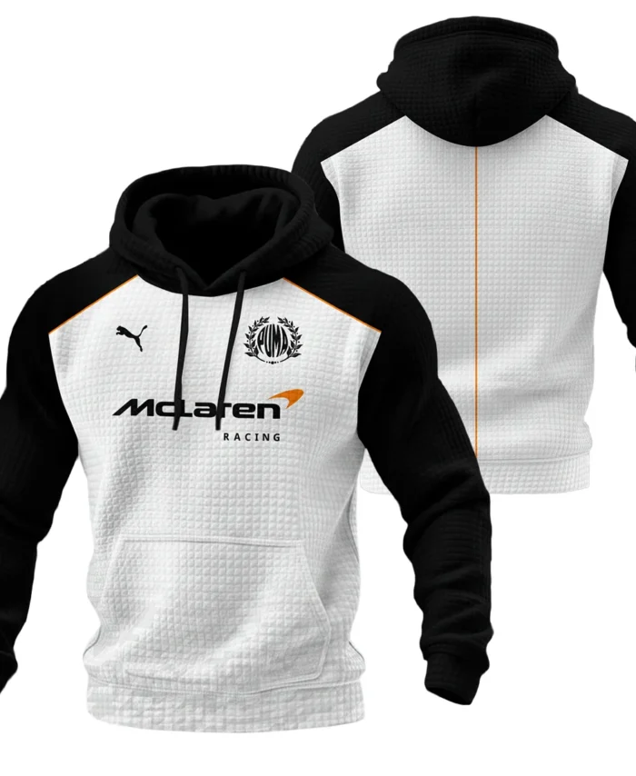2026 McLaren x Puma F1 Teamwear For Fans Hoodie Quilted Waffle BLVAMCL230125A02HQW