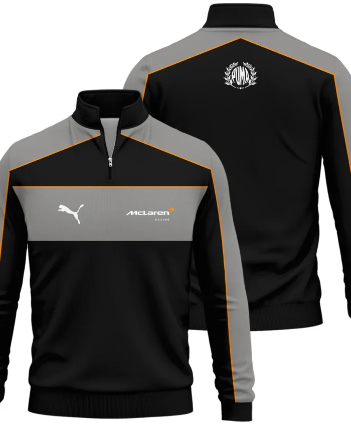 2026 McLaren x Puma F1 Teamwear For Fans Quarter Zip Sweatshirt BLVAMCL230125A01QZS