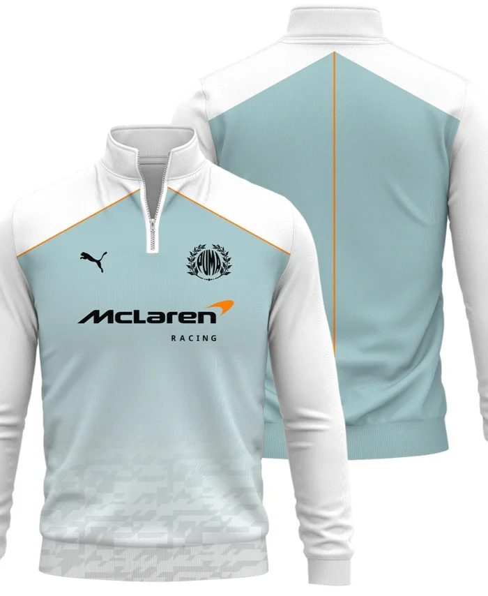 2026 McLaren x Puma F1 Teamwear For Fans Quarter Zip Sweatshirt BLVAMCL230125A03QZS