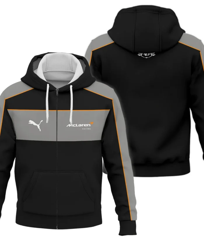 2026 McLaren x Puma F1 Teamwear For Fans Zipper Hoodie BLVAMCL230125A01ZHD