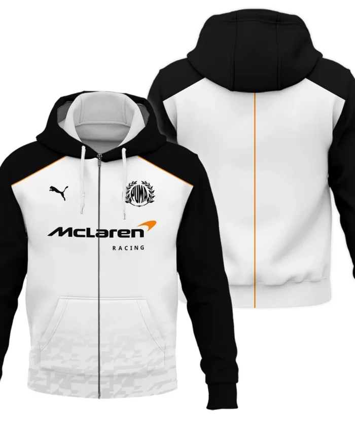 2026 McLaren x Puma F1 Teamwear For Fans Zipper Hoodie BLVAMCL230125A02ZHD