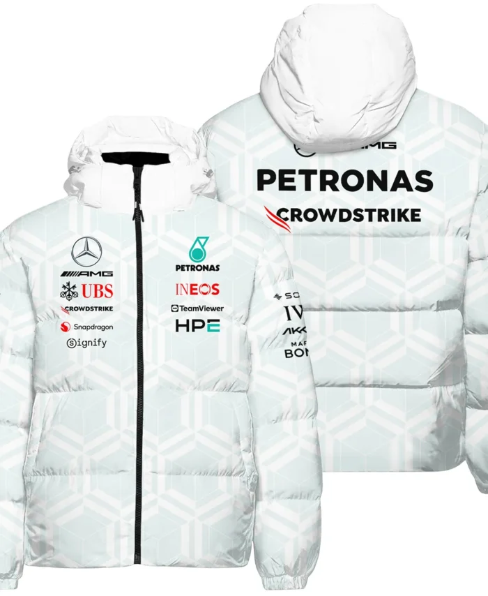 2026 Mercedes F1 Teamwear Down & Puffer Jackets BLVAMER1226A2HCJ