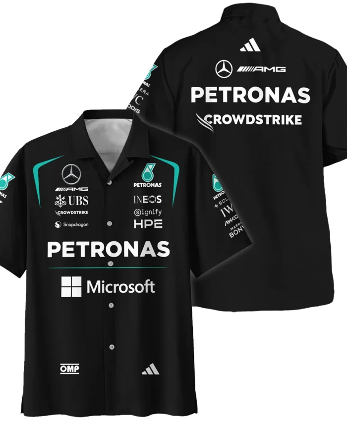2026 Mercedes F1 Teamwear Hawaiian Shirt BLVAMER1226A4HW