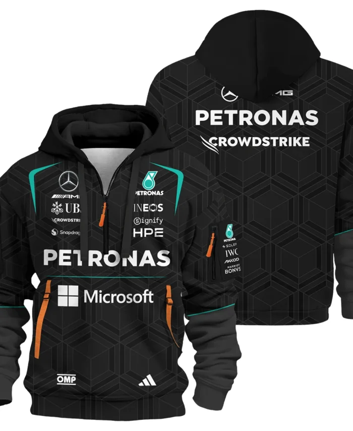 2026 Mercedes F1 Teamwear Hoodie Half Zip BLVAMER1226A3HDF