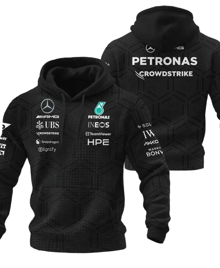 2026 Mercedes F1 Teamwear Hoodie Quilted Waffle BLVAMER1226A1HQW