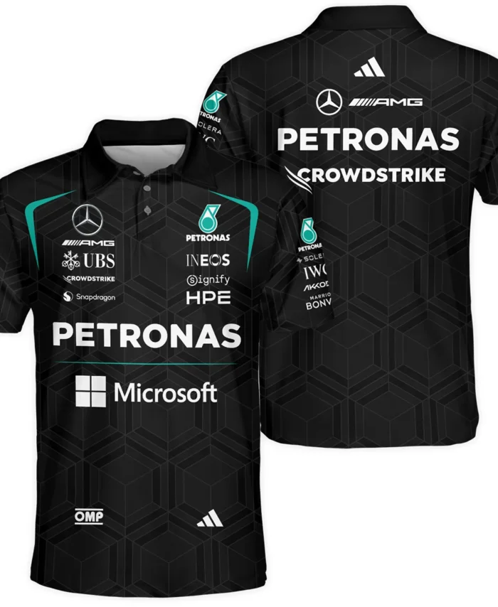 2026 Mercedes F1 Teamwear Polo Shirt BLVAMER1226A3PL