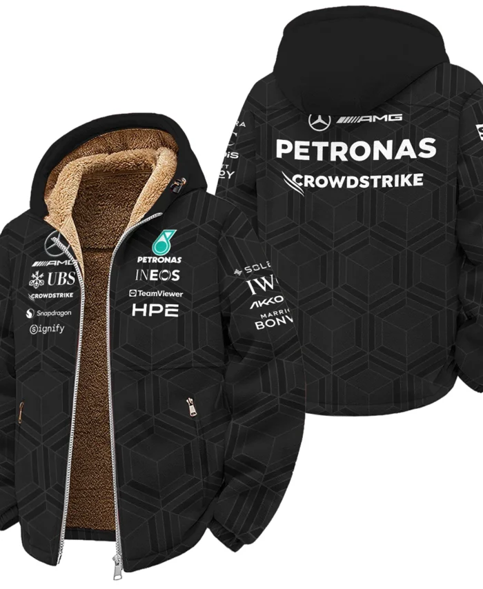 2026 Mercedes F1 Teamwear Winter Fleece Jacket BLVAMER1226A1WFJ