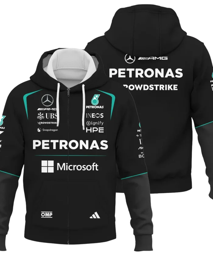 2026 Mercedes F1 Teamwear Zipper Hoodie BLVAMER1226A4ZHD