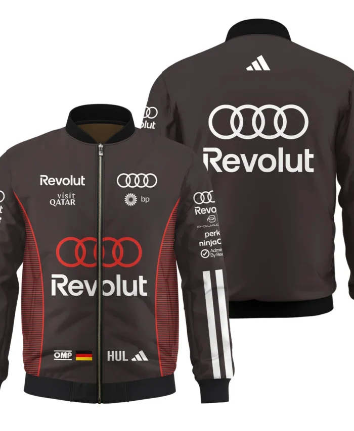 2026 Nico Hulkenberg Audi F1 Teamwear For Fans Bomber BLVAAUDI230125A01BB