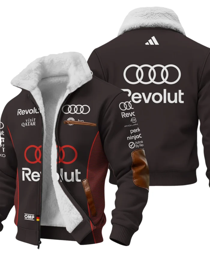 2026 Nico Hulkenberg Audi F1 Teamwear For Fans Fleece Jacket BLVAAUDI230125A01FJ