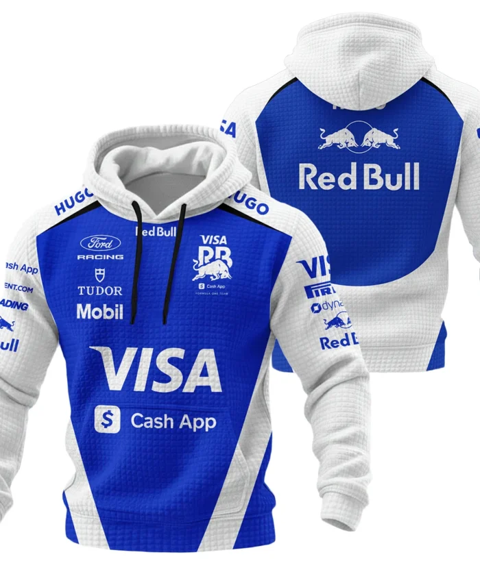 2026 Racing Bulls F1 Teamwear For Fans Hoodie Quilted Waffle BLVARAC160125A02HQW