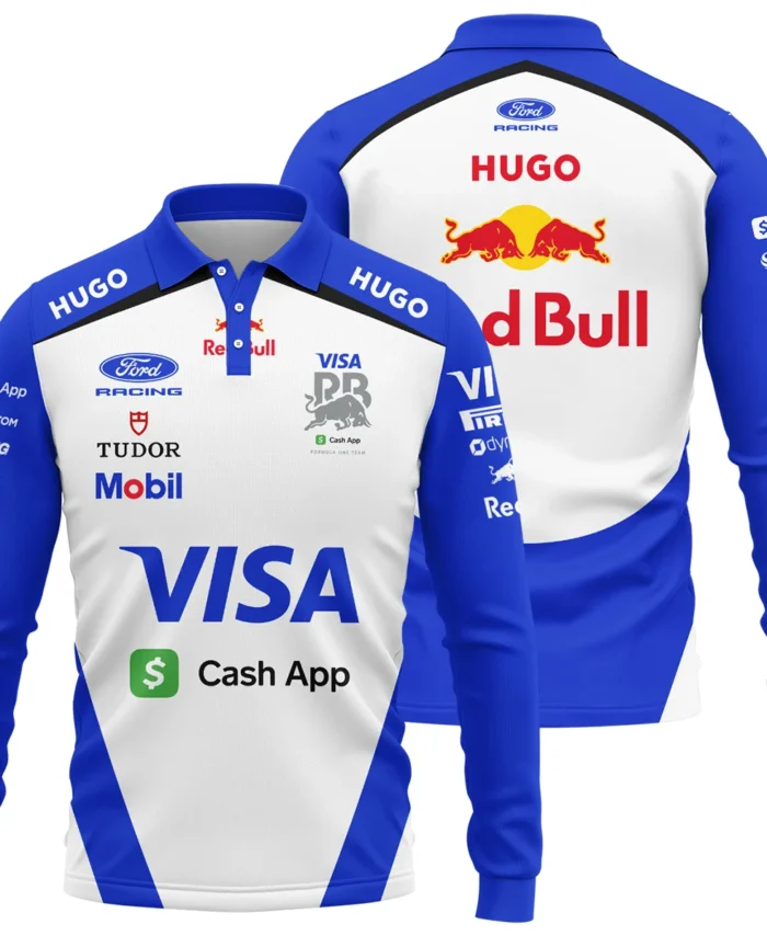 2026 Racing Bulls F1 Teamwear For Fans Long Polo Shirt BLVARAC160125A01LPL