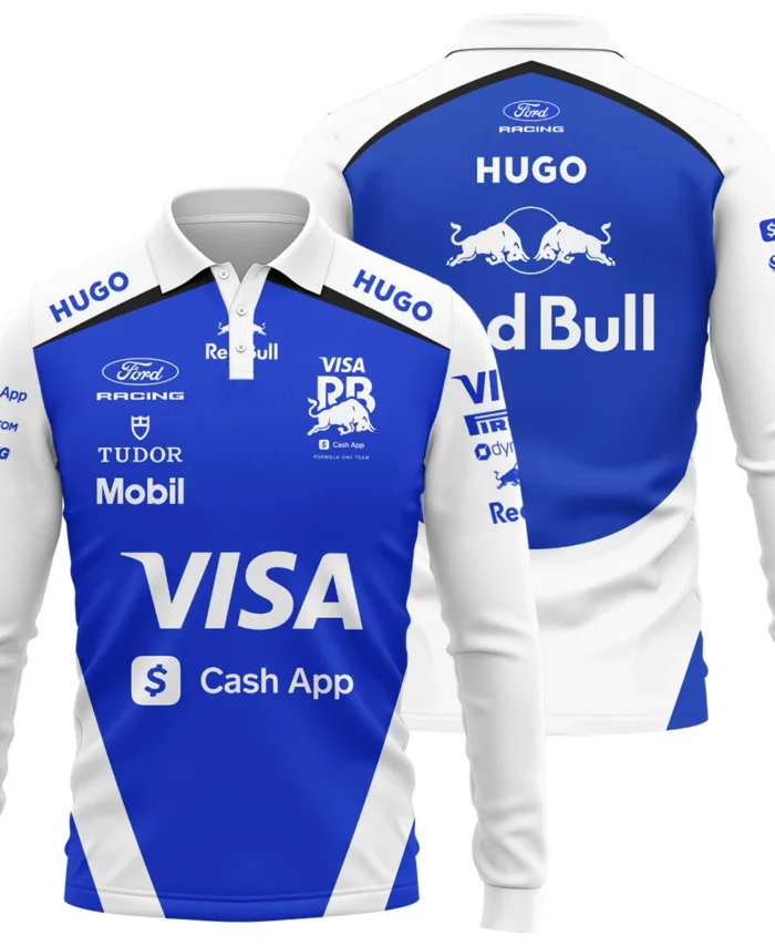 2026 Racing Bulls F1 Teamwear For Fans Long Polo Shirt BLVARAC160125A02LPL