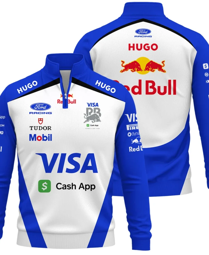 2026 Racing Bulls F1 Teamwear For Fans Quarter-Zip Sweatshirt BLVARAC160125A01QZS