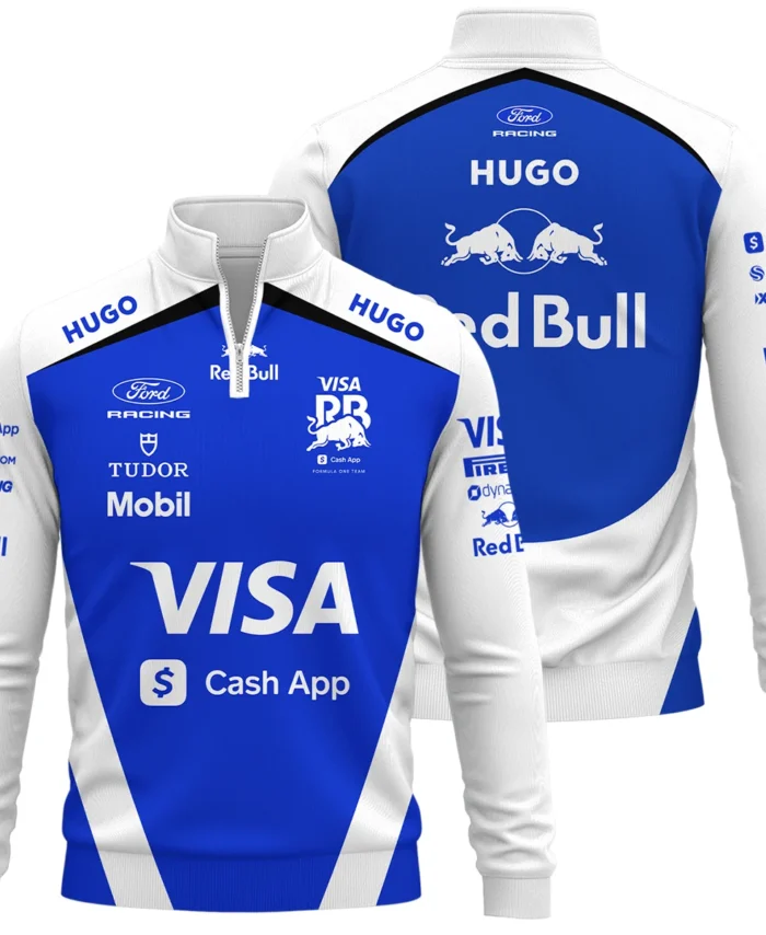 2026 Racing Bulls F1 Teamwear For Fans Quarter-Zip Sweatshirt BLVARAC160125A02QZS