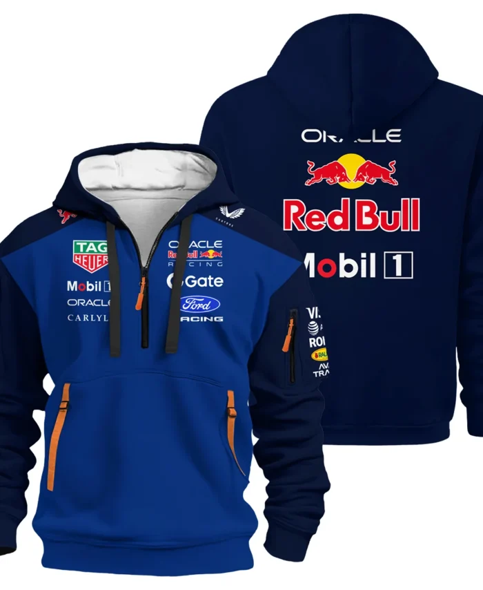 2026 Red Bull Racing F1 Teamwear For Fans Hoodie Half Zip BLVARB160125A01HDF