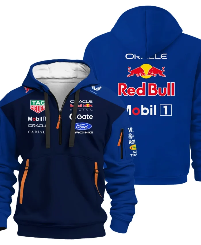 2026 Red Bull Racing F1 Teamwear For Fans Hoodie Half Zip BLVARB160125A02HDF