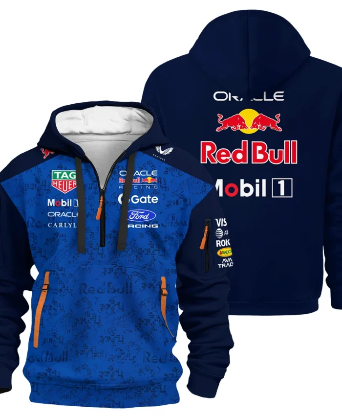 2026 Red Bull Racing F1 Teamwear For Fans Hoodie Half Zip BLVARB160125A03HDF