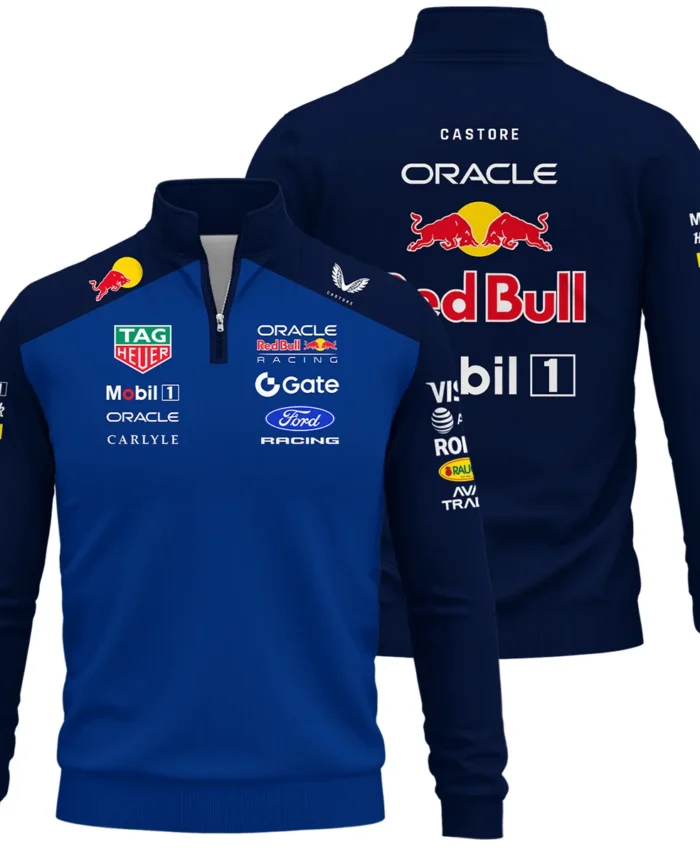 2026 Red Bull Racing F1 Teamwear For Fans Quarter-Zip Sweatshirt BLVARB160125A01QZS