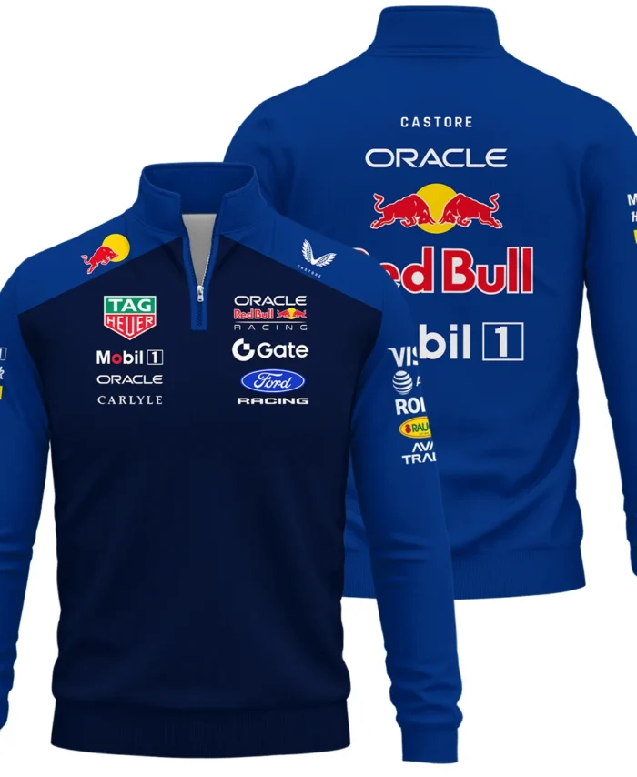 2026 Red Bull Racing F1 Teamwear For Fans Quarter-Zip Sweatshirt BLVARB160125A02QZS